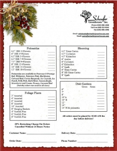 Winter Product Availability
