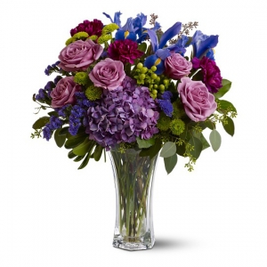 purple flowers